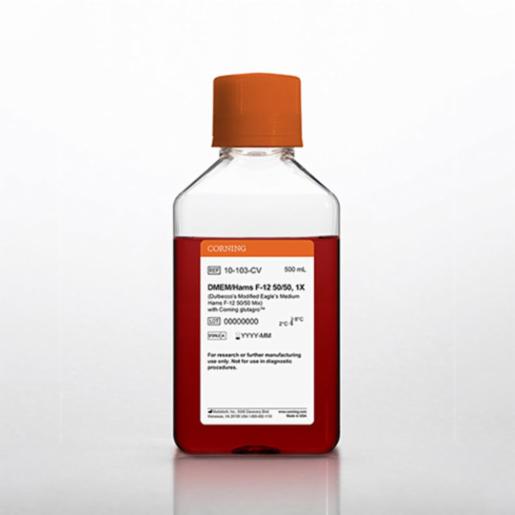 Corning 500 mL DMEM (Dulbeccos Modification of Eagles Medium)/Hams F-12 50/50 Mix [+] Corning glutagro™ 10-103-CV