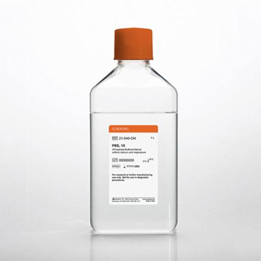 Corning 1 L PBS (Phosphate Buffered Saline), 1x [-] calcium, magnesium 21-040-CM