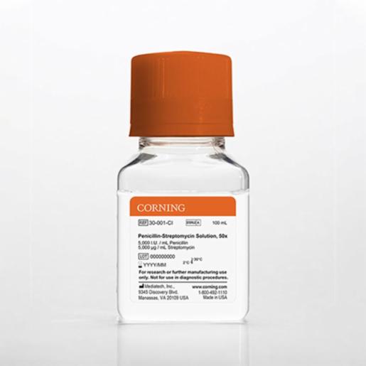 Corning 100 mL Penicillin-Streptomycin Solution, 50x 30-001-CI