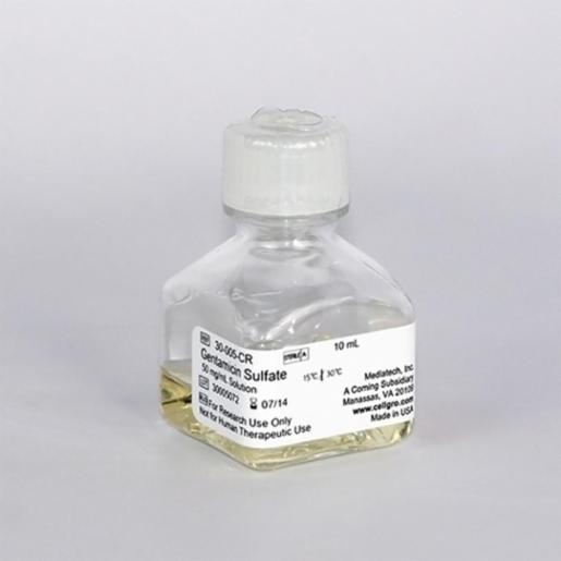 Corning 10 mL Gentamicin Sulfate, Liquid 30-005-CR