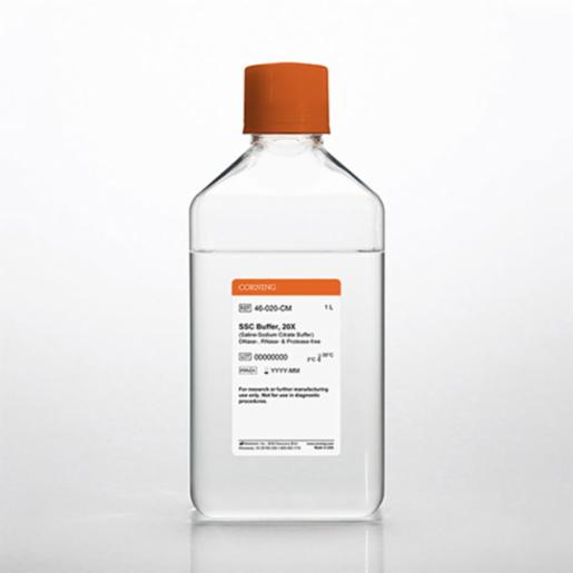 Corning 1 L 20x SSC Buffer, Liquid, pH 7.0 ± 0.1, RNase-/DNase- and protease-free 46-020-CM