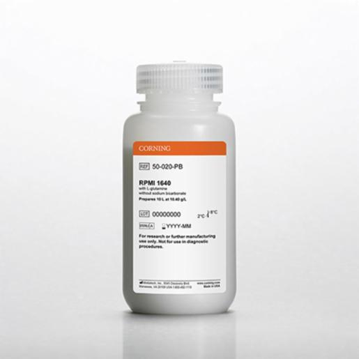 Corning 10 L RPMI 1640, Powder [+] L-glutamine, [-] sodium bicarbonate 50-020-PB