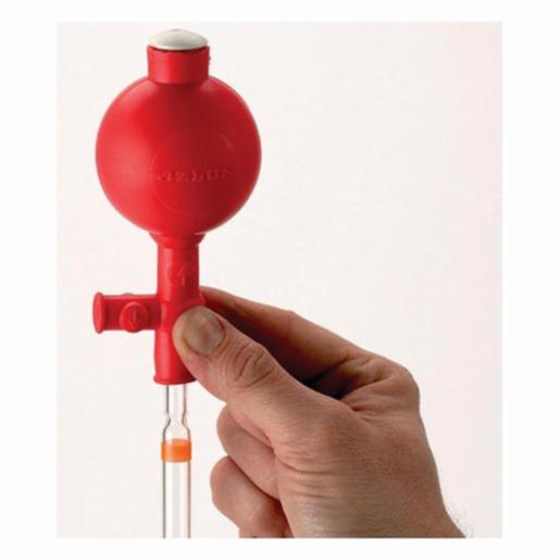 DWK Pipette Filler Red Universal Rubber Up To 100ml, 1 Item AZLOPWY145