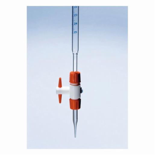 DWK Burette Mbl 50ml Class B Blue Grad, Mod Ular PTFE Key, 1 Item BIBBBRB266P