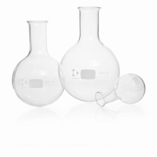 DWK Flask 250ml Round Bottom Narrow Neck Duran, 10 Items SCOT217213604