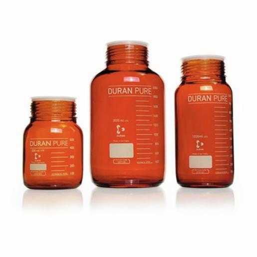 DWK Bottle Lab Duran Pure 10L Amber Gls80 W/O Cap Or Ring, 1 SCOT818668608