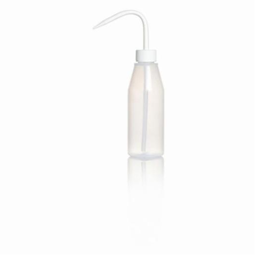 DWK Wash Bottle 500ml Sl/Sh Ldpe, White Closure, 5 Items AZLOWGF336P