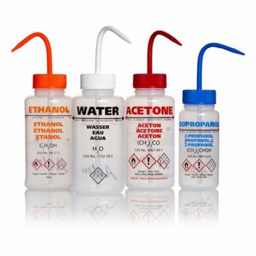 DWK Wash Bottle 250ml I.M.S. Yellow Ldpe W/N Vent, 5 Items AZLOWGW534VTML