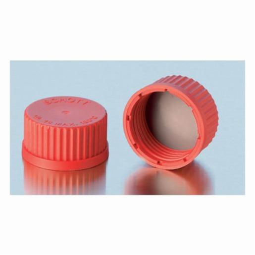 DWK Screw Cap Plastic Pbt Red Closed Gl45, 10 Items SCOT292402807