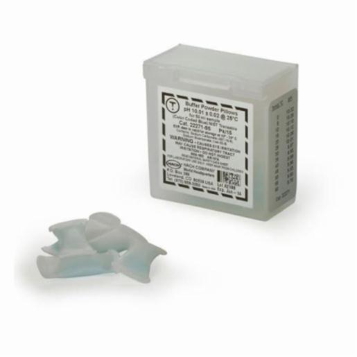 Hach Buffer pH 10.01 Powder Pillows Blue Colored, 15 Items Hach 2227195