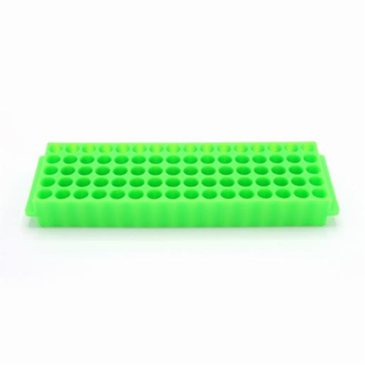 Heathrow Scientific LLC 80-Well Microtube Rack, Green HS29025C