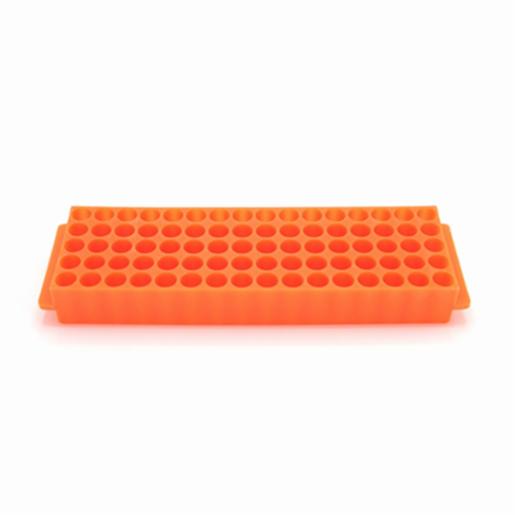 Heathrow Scientific LLC 80-Well Microtube Rack, Orange HS29025F