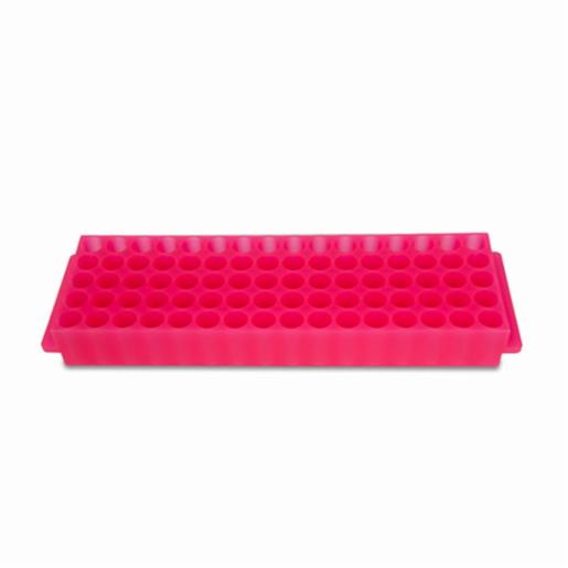 Heathrow Scientific LLC 80-Well Microtube Rack, Pink HS29025D