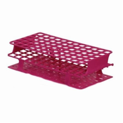 Heathrow Scientific LLC OneRack® Tube Rack Full POM 16mm 72-Place, Magenta HS27512D