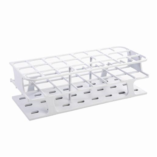 Heathrow Scientific LLC OneRack® Tube Rack Full POM 30mm 24-Place, White HS27515A