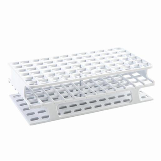 Heathrow Scientific LLC OneRack® Tube Rack Full PP 13mm 72-Place, White HS27551A