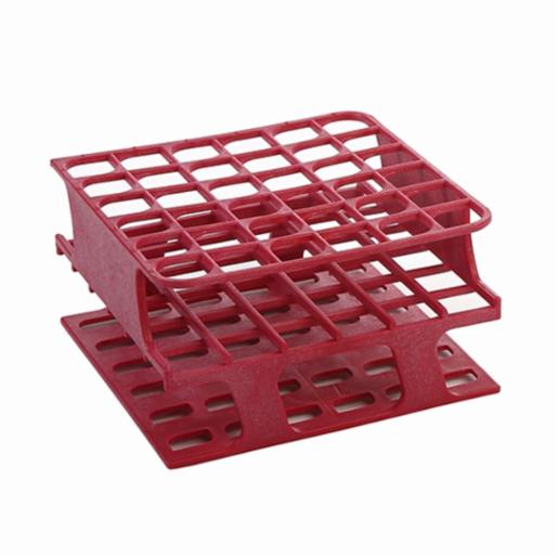 Heathrow Scientific LLC OneRack® Tube Rack Half POM 13mm 36-Place, Magenta HS27501D