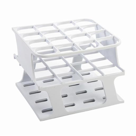 Heathrow Scientific LLC OneRack® Tube Rack Half POM 25mm 16-Place