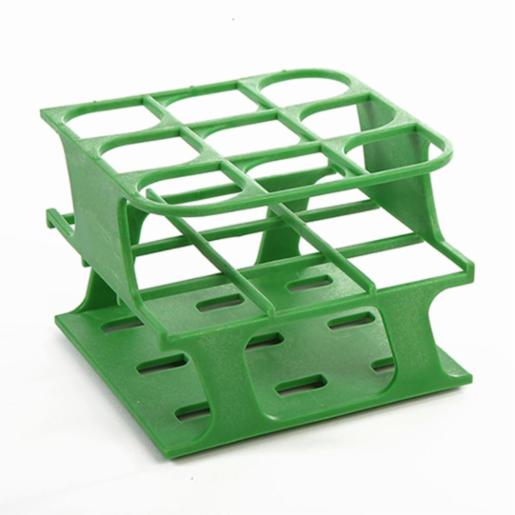 Heathrow Scientific LLC OneRack® Tube Rack Half POM 30mm 9-Place