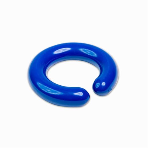 Heathrow Scientific Vinyl-Coated Lead Rings ("C" shape), Blue