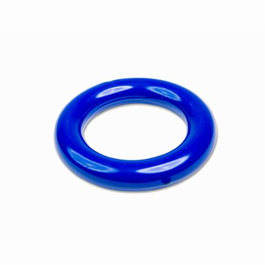 Heathrow Scientific Vinyl-Coated Lead Rings (circular), Blue