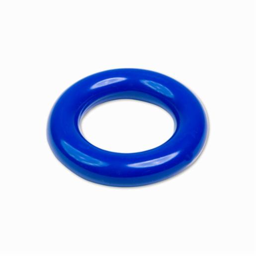 Heathrow Scientific Vinyl-Coated Lead Rings (circular), Blue