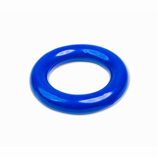 Heathrow Scientific Vinyl-Coated Lead Rings (circular), Blue