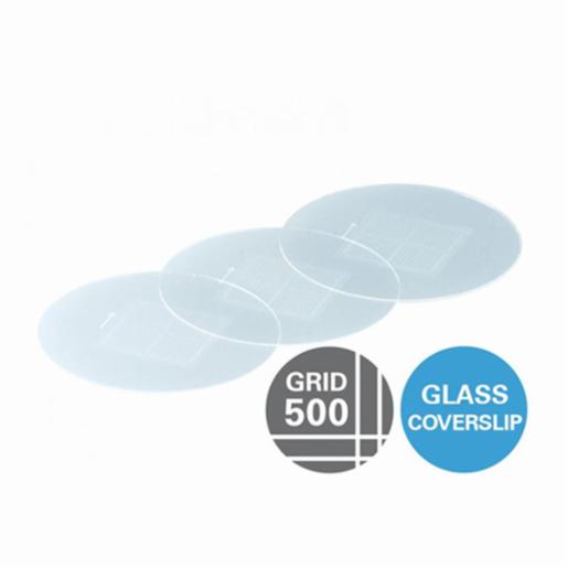 ibidi Gridded Glass Coverslips Grid-500 10816