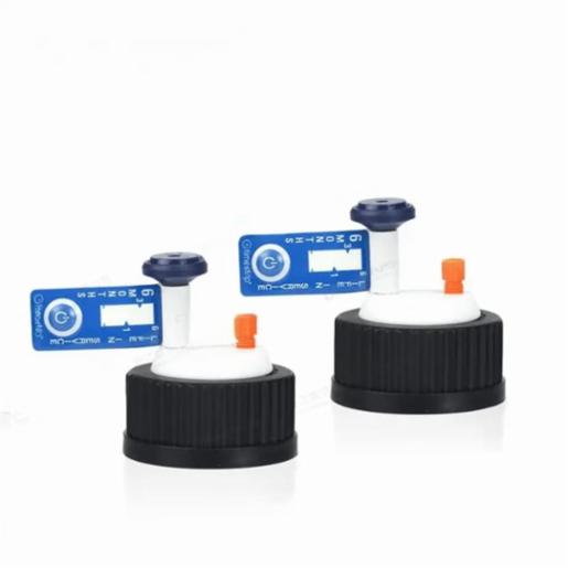 LabPRO QuickFit S60 Solvent Safety Waste Cap with 3 Ports, 2 x Fitting 3.2mm, 1 x Hose Connector 5.5 - 8mm ID, 100pcs/ctn LPQ003350