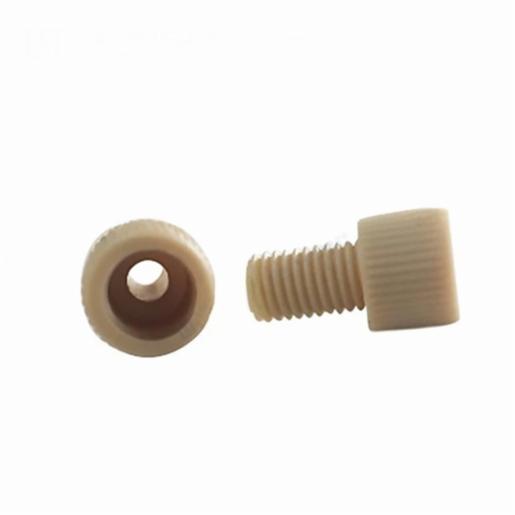 LabPRO QuickFit PEEK Fitting for 1/8 inch OD Tubing 1/4-28unf, Natural Color, 100pcs/ctn LPQ003970