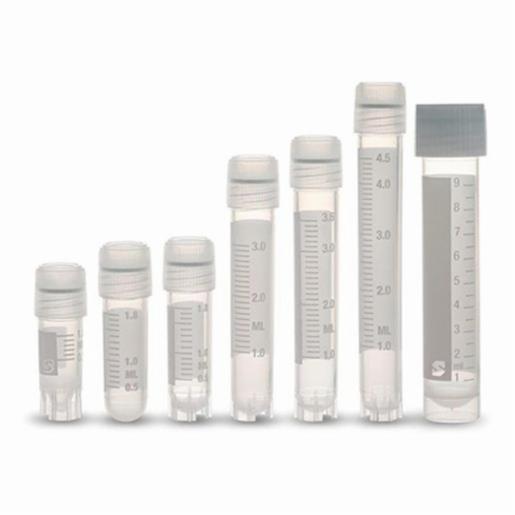 Sealed Air Cryovial O-Ring S/Stand Ext.Thread 10ml, 500 Items SIMPT310-10A