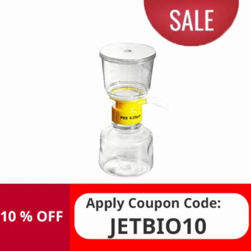 Jetbio JET BIOFIL Vacuum-driven Bottles Millipore PES Express, 1000ml