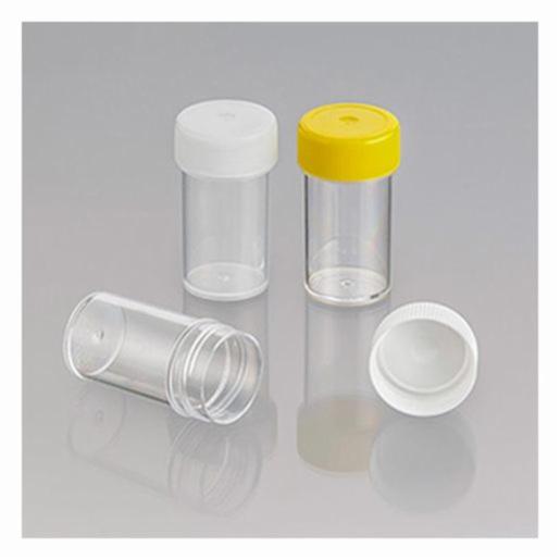 Technoplas Container PP 25ml Flat Bottom With Cap, 500 Items TCHPP5527UU