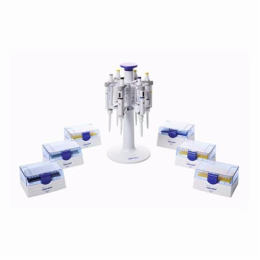 Eppendorf Pipette Research Plus, 6-Pack With Pipette Carousel 2 EPPE3123000.942