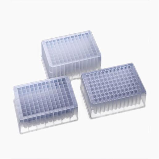 Biologix 24 Square Deep Well Plate 10ml, V bottom kingfisher Flex, DNase & RNase free, Without Cap